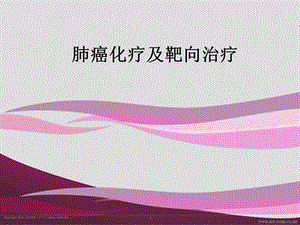 肺癌化疗及靶向治疗课件.ppt