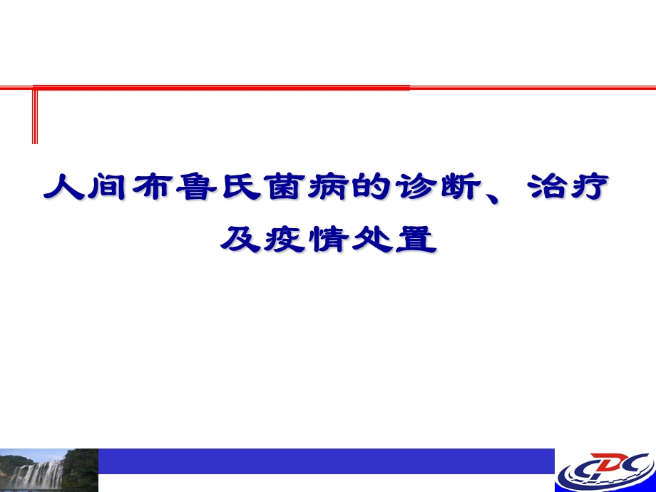 布病的诊断、治疗及疫情处置课件.ppt_第1页