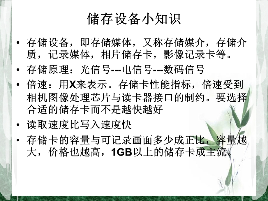 数码相机常见的存储设备及特点综述课件.ppt_第2页