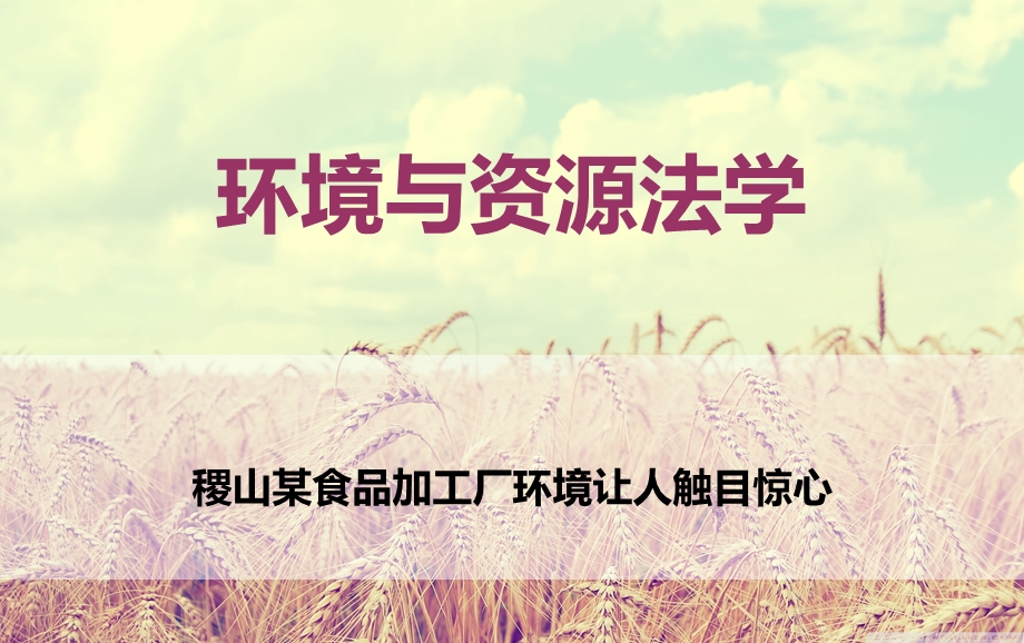 环境与资源法学课件.ppt_第1页