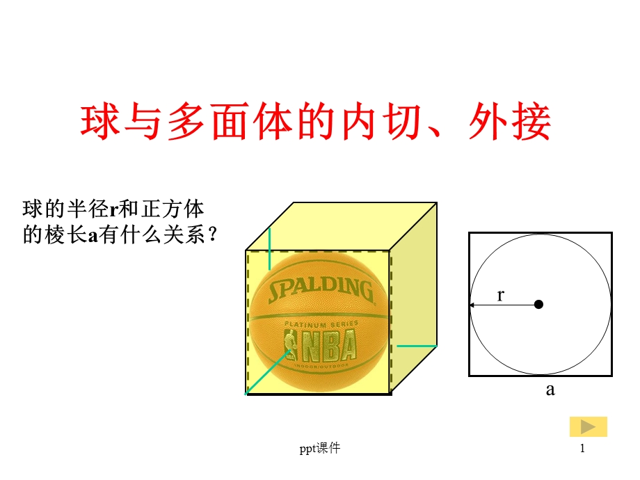 球的内切和外接问题课件.ppt_第1页