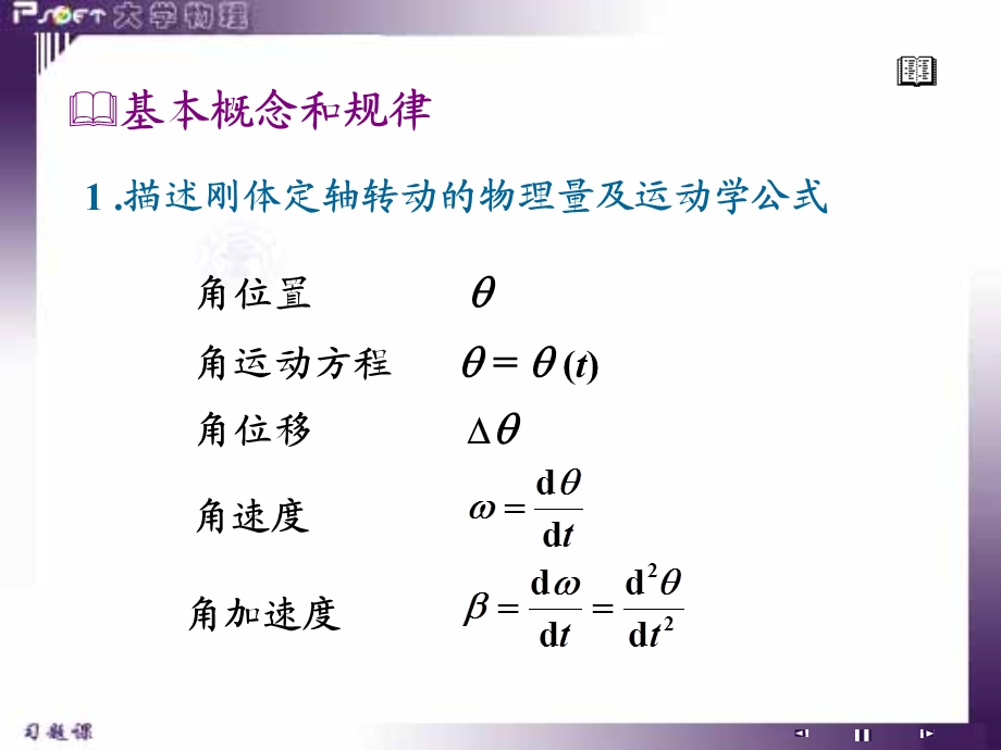 掌握描述刚体定轴转动的角位移角速度角加课件.ppt_第2页