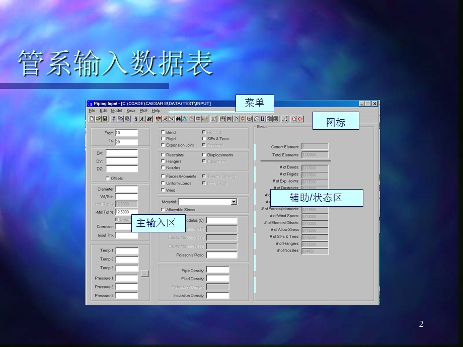 应力计算程序CAESAR II 使用手册教材课件.ppt_第2页