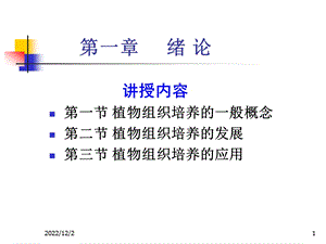 植物细胞组织培养综述课件.ppt