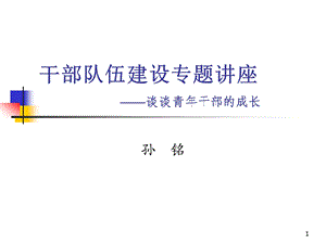 青年干部的成长课件.ppt