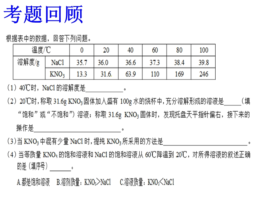 溶解度及溶解度曲线的应用解析课件.ppt_第3页