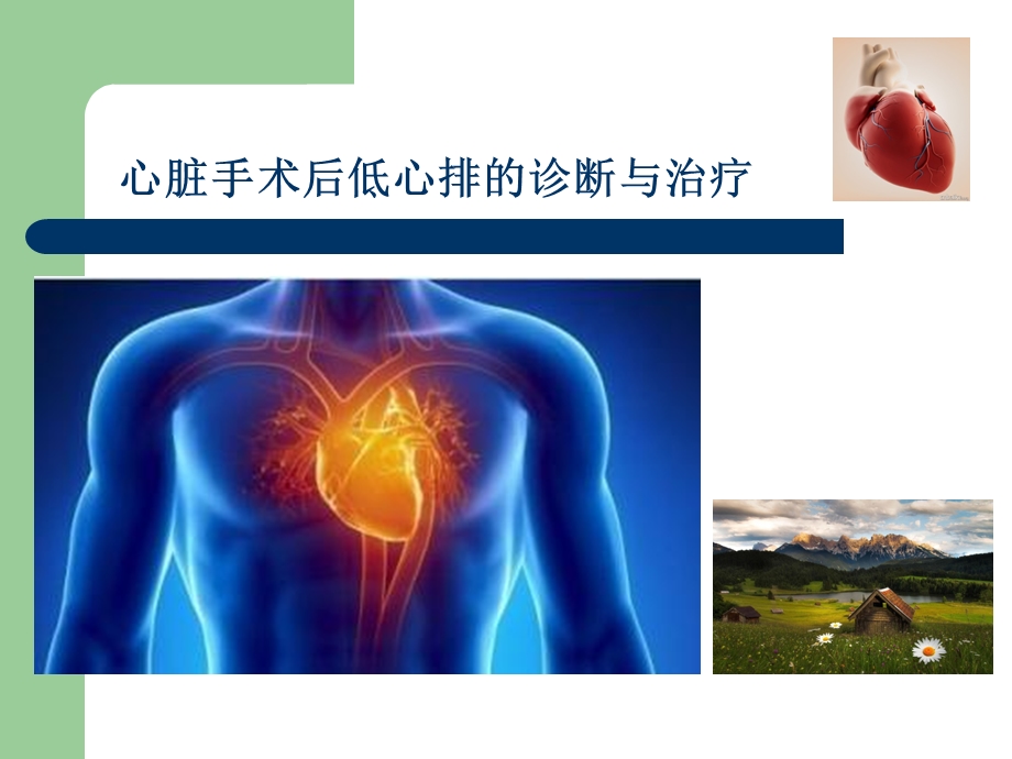 心脏手术后低心排的诊断与治疗课件.ppt_第1页