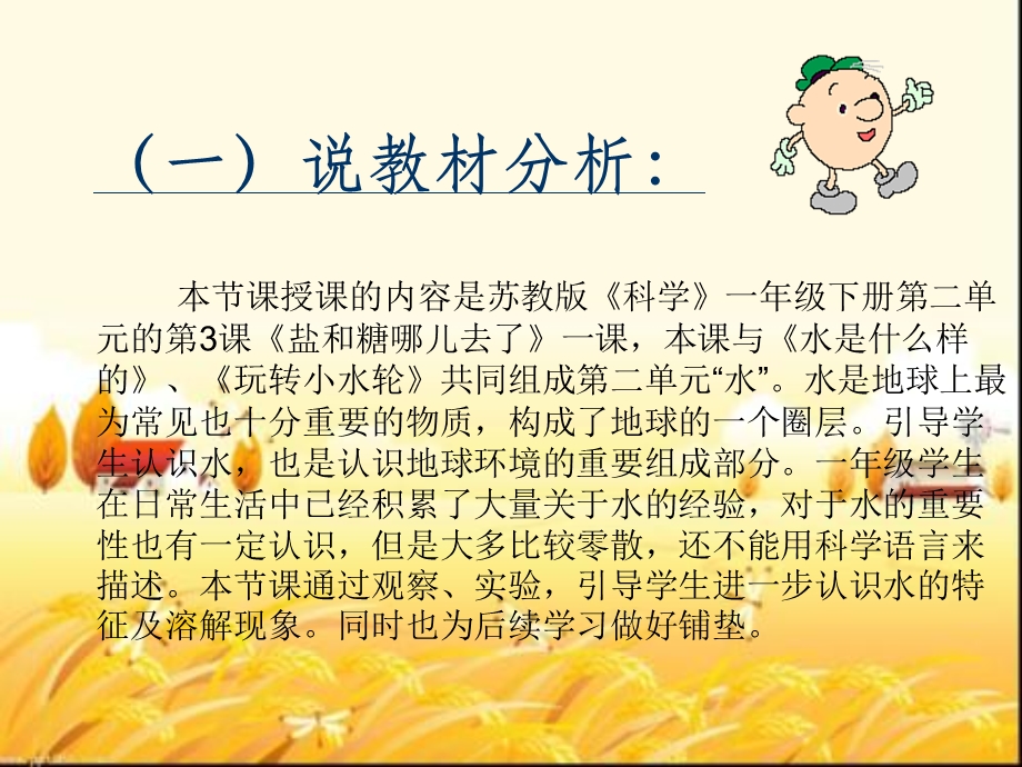 说课苏教版一年级下册《盐和糖哪儿去了》课件.ppt_第3页