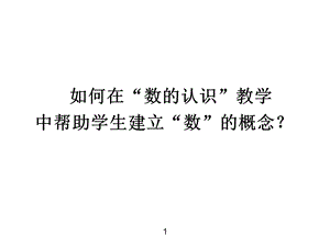 数认识讲座课件.ppt