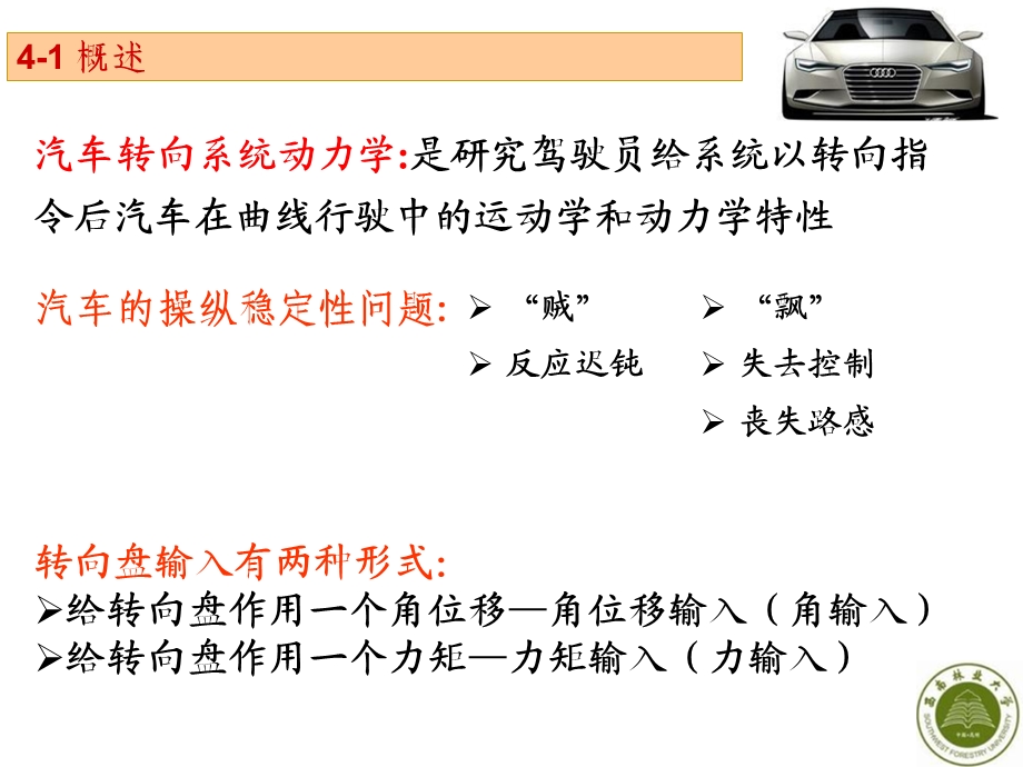 汽车转向系统动力学ppt课件.ppt_第2页