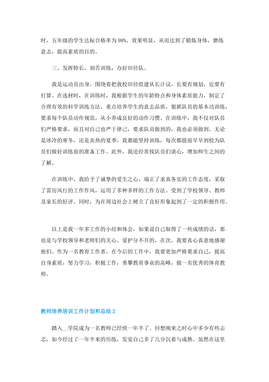 教师培养培训工作计划和总结.doc_第2页