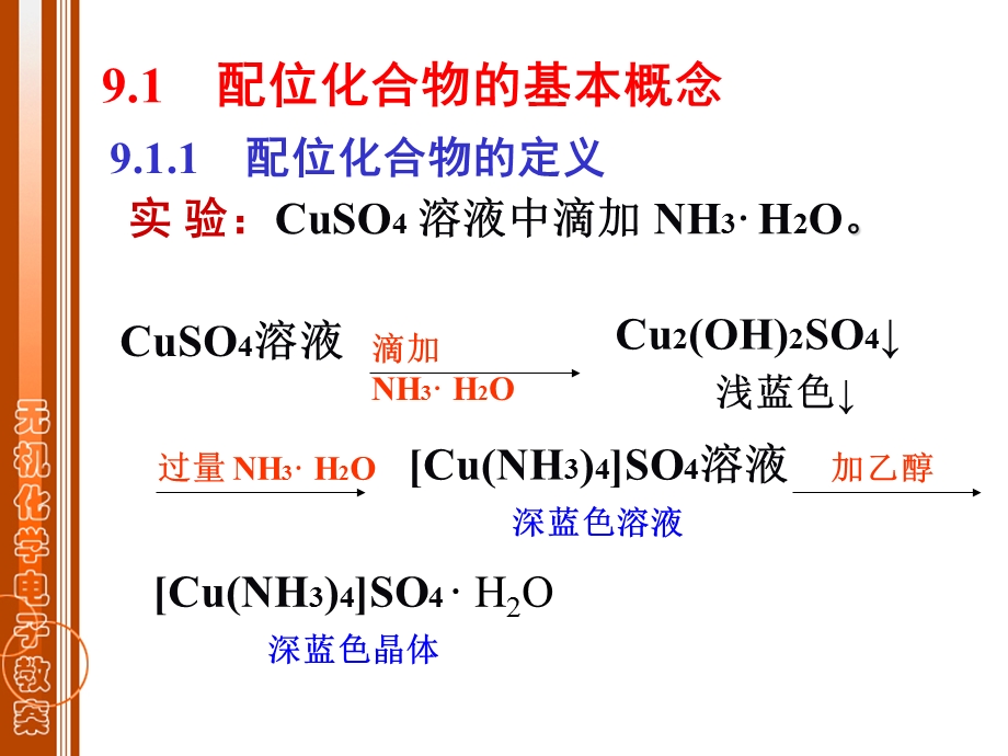 无机化学 第9章 配合物课件.ppt_第2页