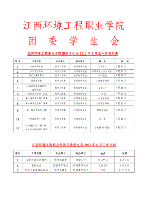 校学生会五月工作总结六月工作计划.docx