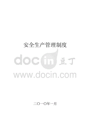 某污水处理厂安全生产管理制度.docx