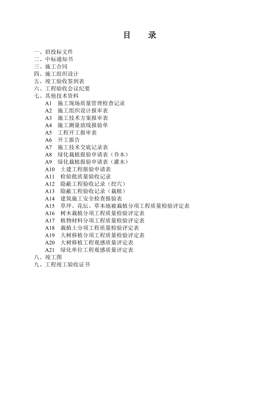 某某科技园绿化竣工范本.doc_第1页