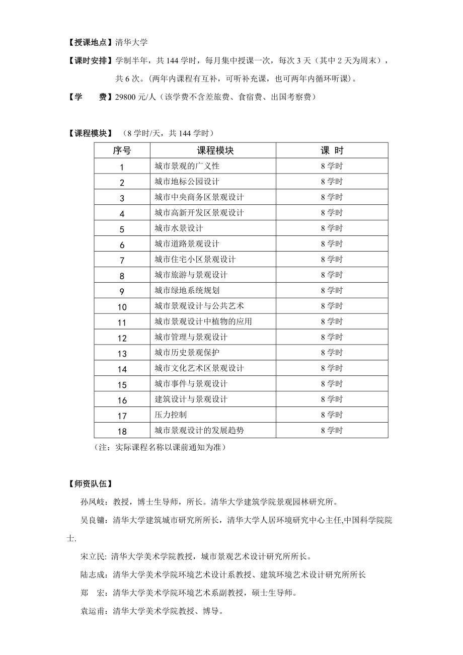 清华大学城市景观设计与策划高级研修班.docx_第2页