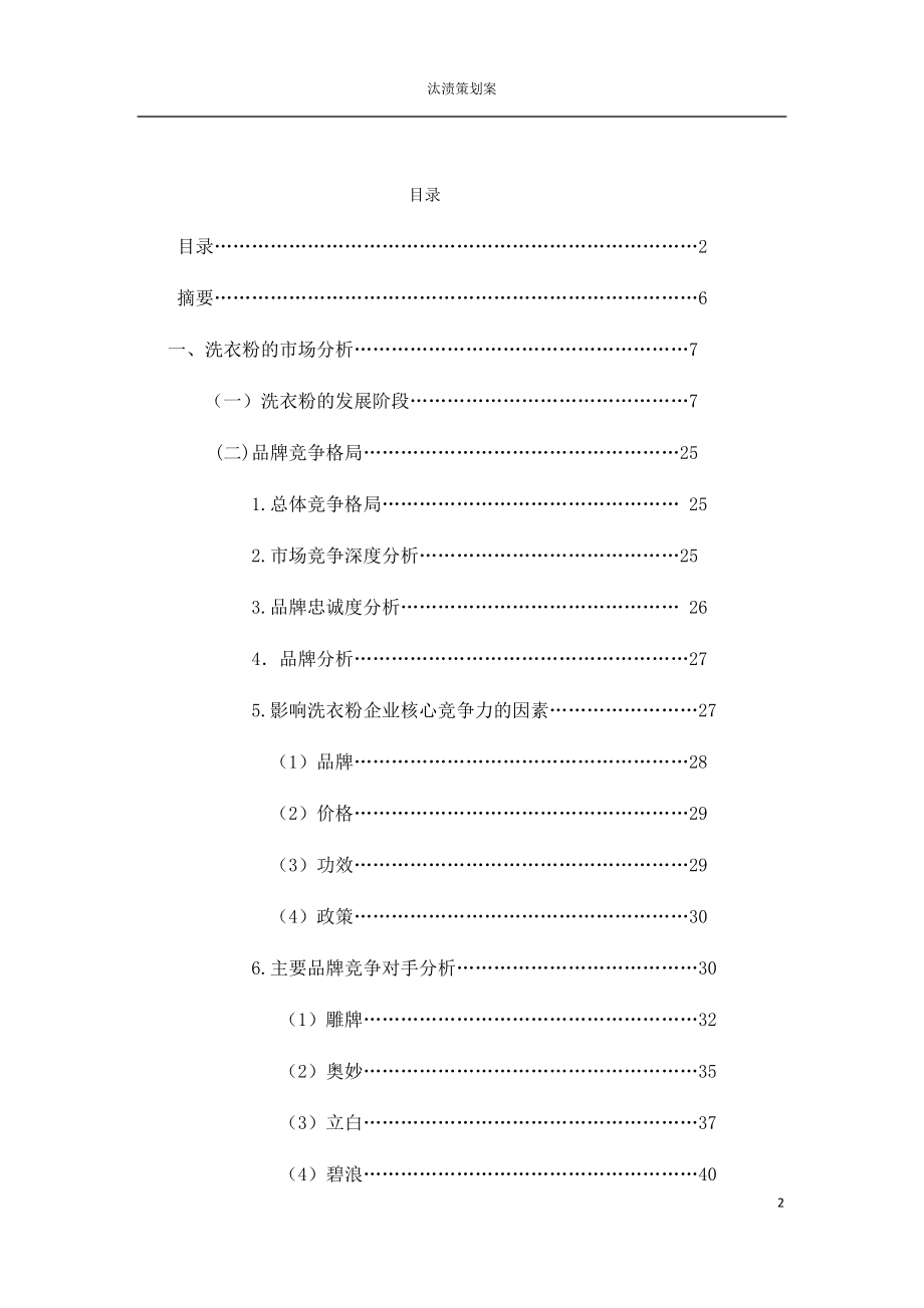 汰渍洗衣粉策划案.docx_第2页