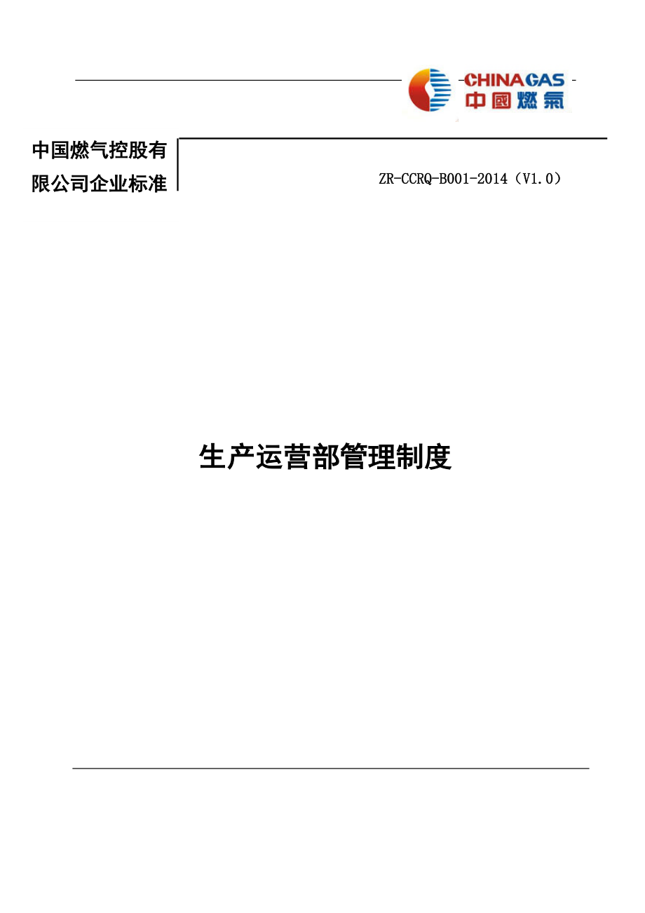 清洁能源有限公司生产运营管理制度汇编.docx_第1页