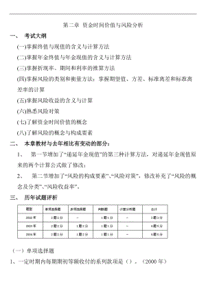 资金时间价值与风险分析.docx