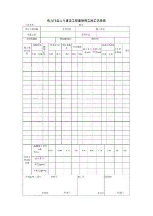 电力行业火电建设工程重锤夯实施工记录表.docx