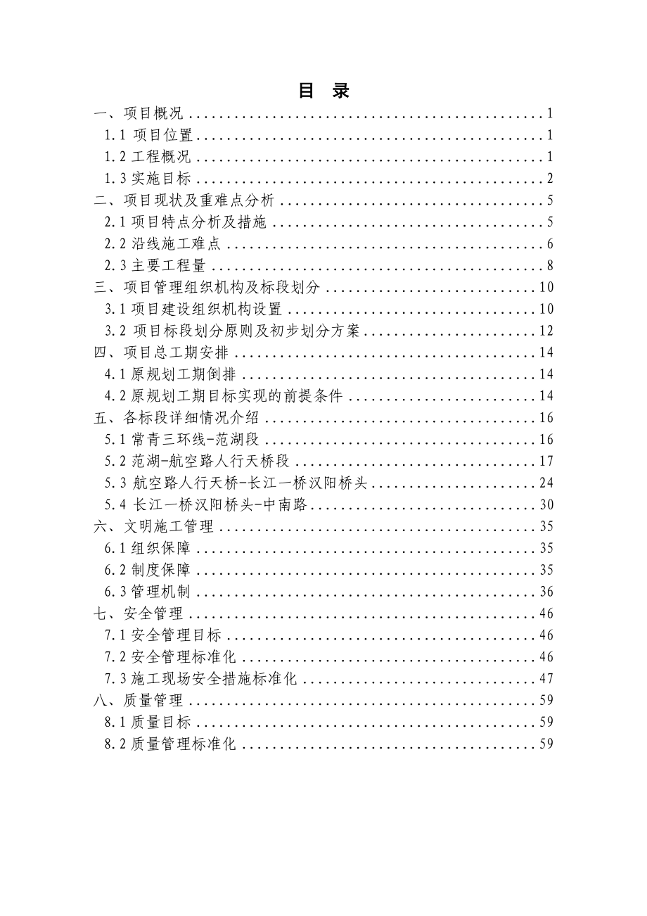 武汉长江大道项目工程实施策划(含拆迁)[常青-中南路].docx_第2页