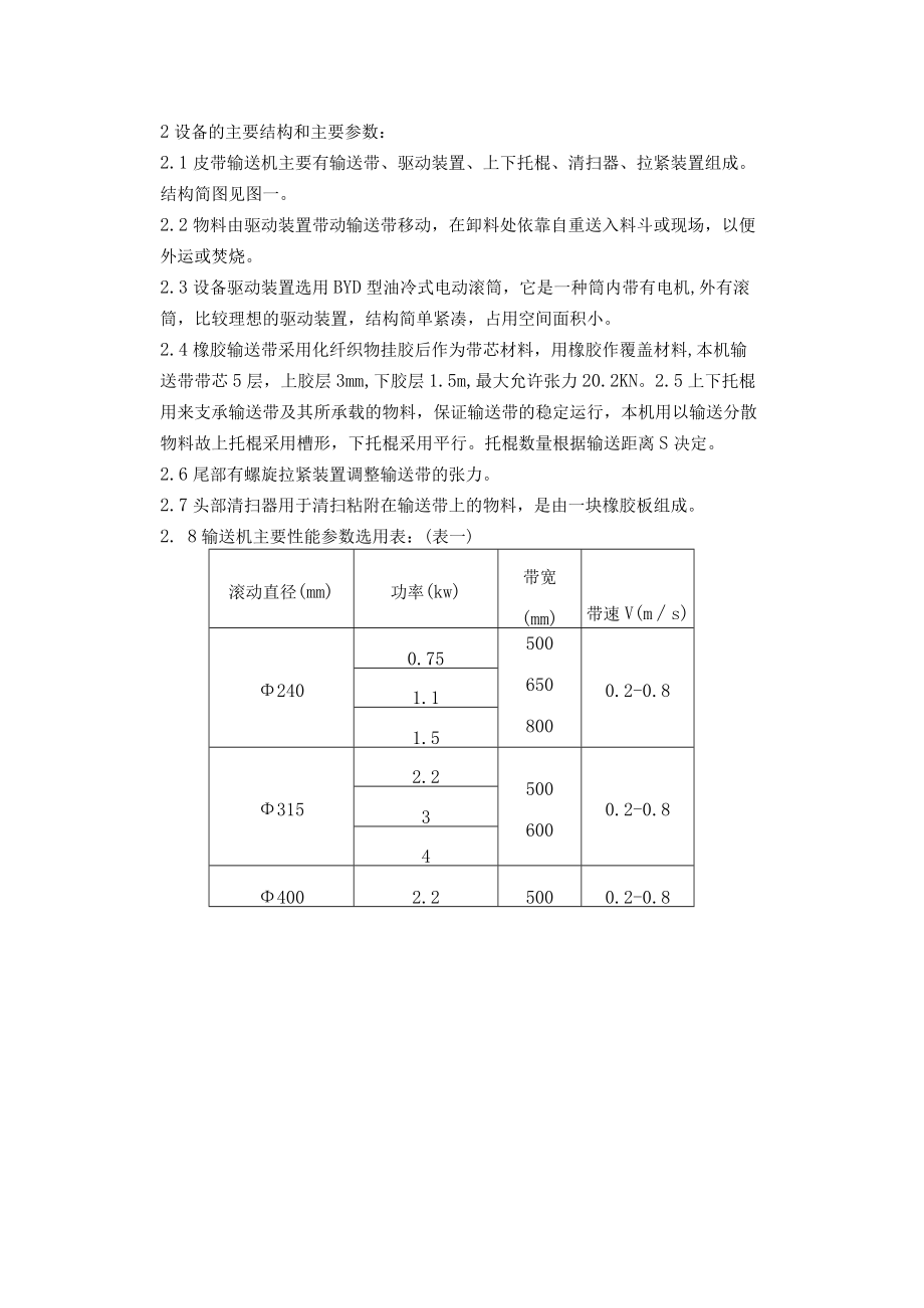 皮带输送机使用说明书(PD型).docx_第2页