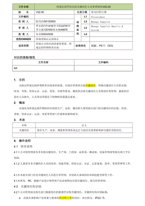 终端定制件供应商关键岗位人员管理规范V02.00.docx