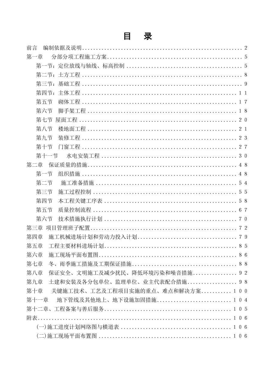 联通公司安置房工程施工方案.docx_第1页