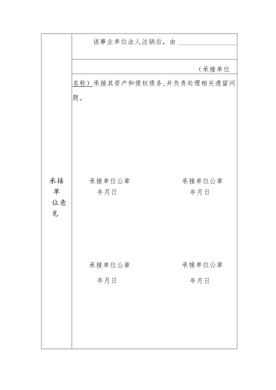 统一社会信用代码事业单位法人简易注销登记申请书.docx_第3页