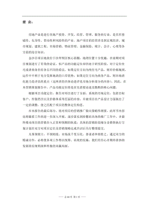 某百项目策划报告.docx