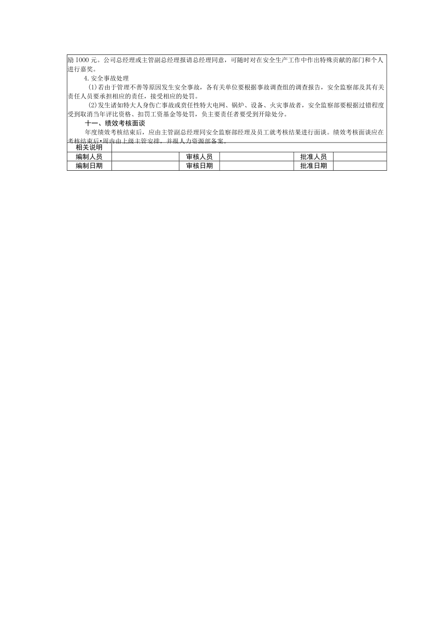 供电企业安全监察部绩效考核方案.docx_第2页