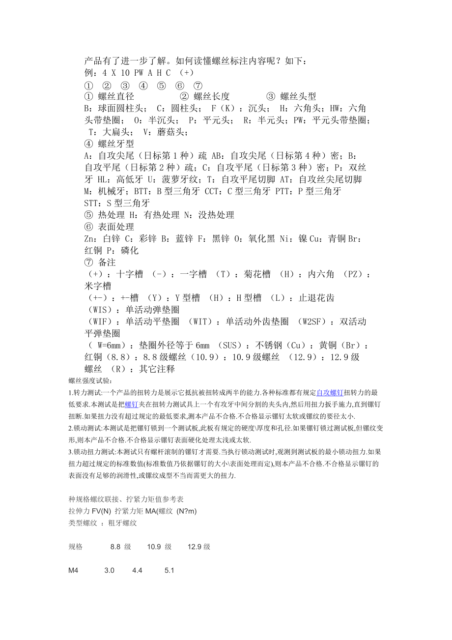 螺丝产品标准介绍.docx_第3页