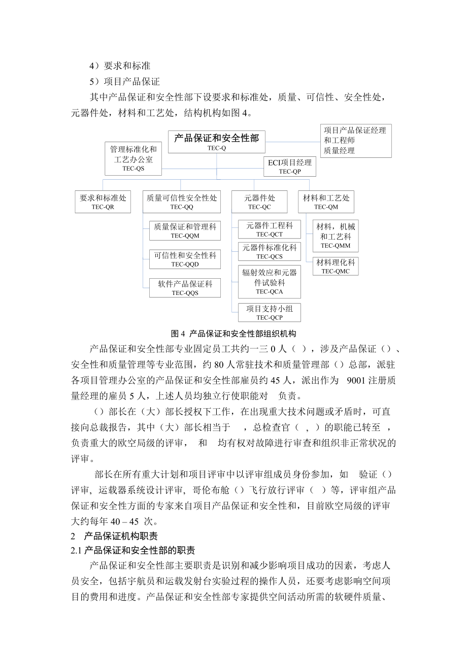 欧洲空间局产品保证组织机构与职责.docx_第2页