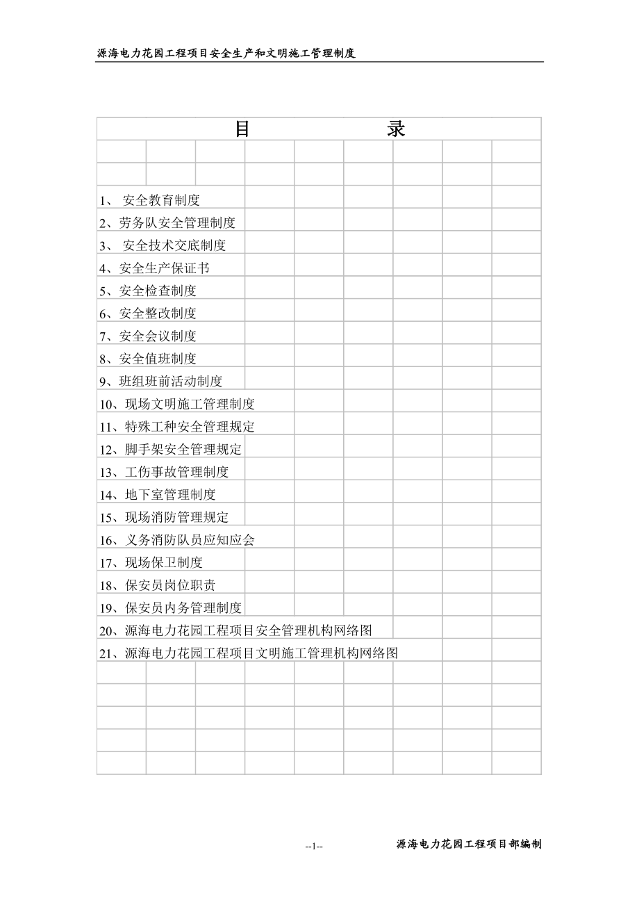 某花园项目部安全生产和文明施工管理制度汇编.docx_第2页