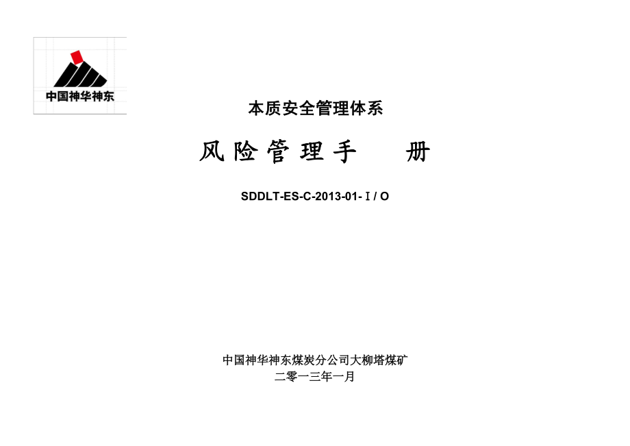 神华集团大柳塔煤矿风险管理手册.docx_第1页