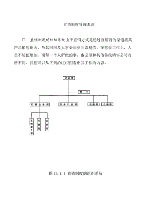 直销--直销制度管理典范.docx