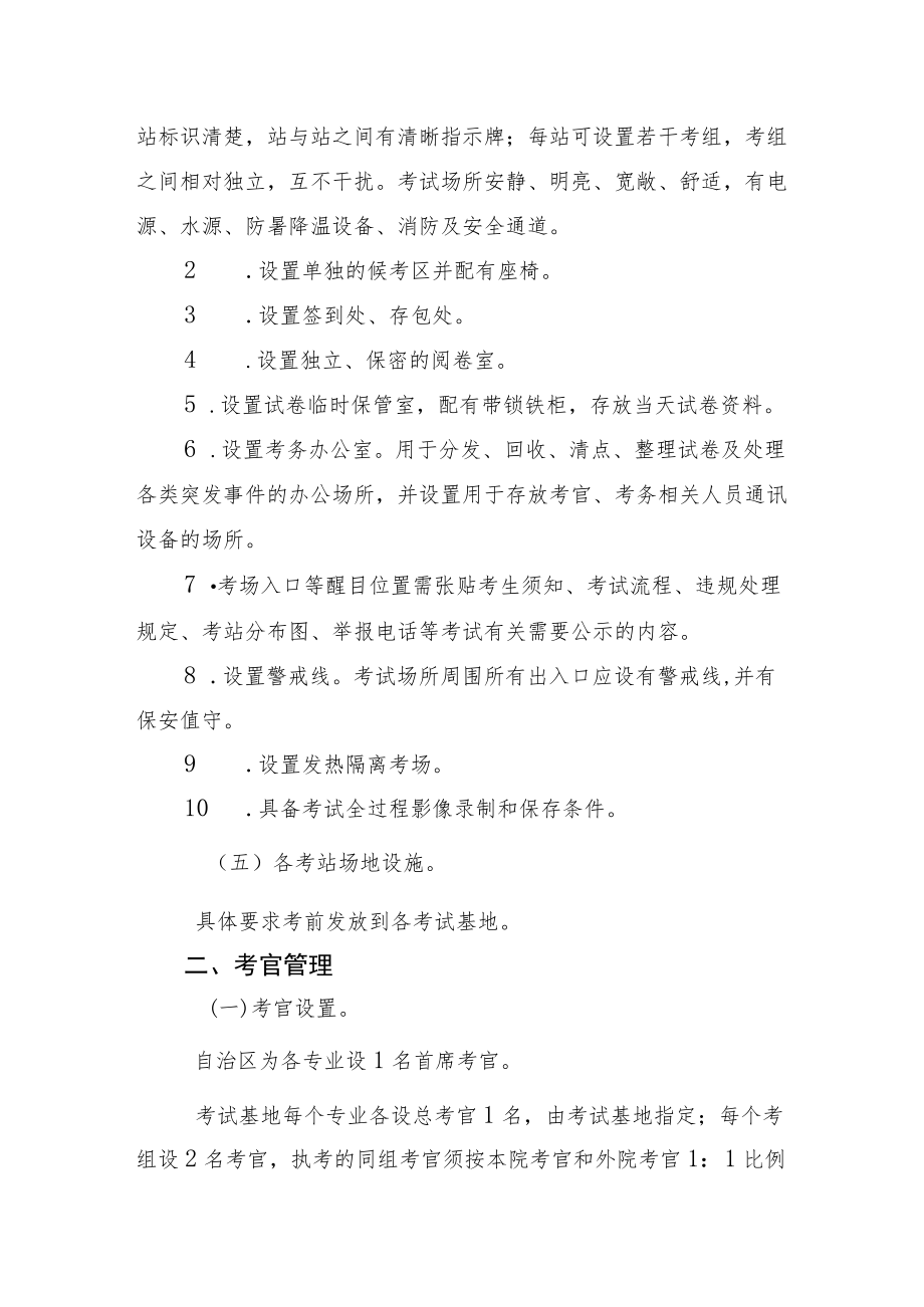 住院医师规范化培训临床实践能力考试基地要求.docx_第2页