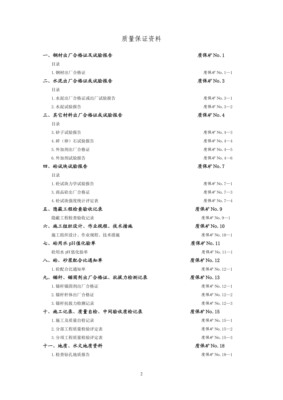 煤炭建设工程质量技术资料管理规定与评级办法-矿建工程.docx_第2页