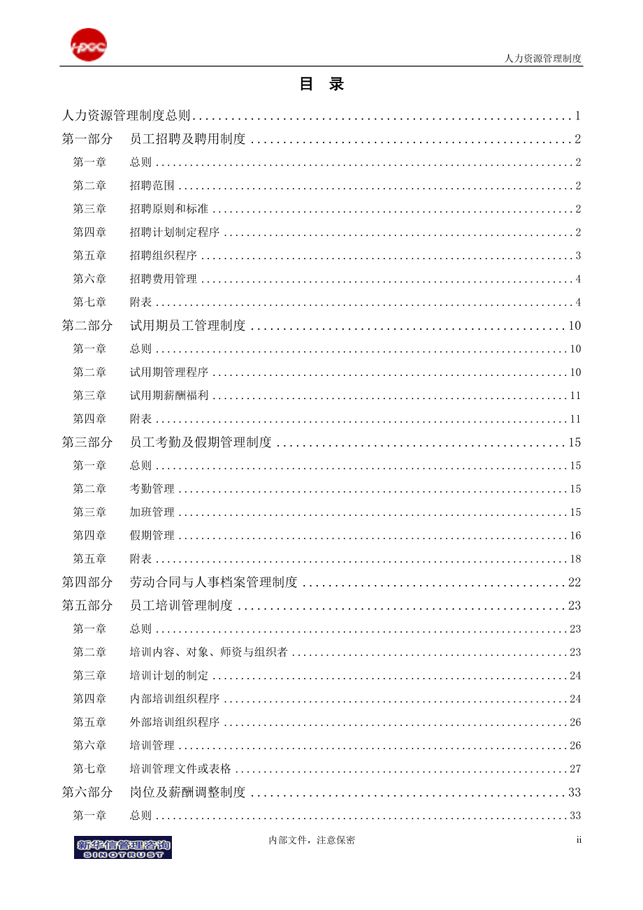 某集团有限公司人力资源管理制度范本.docx_第2页