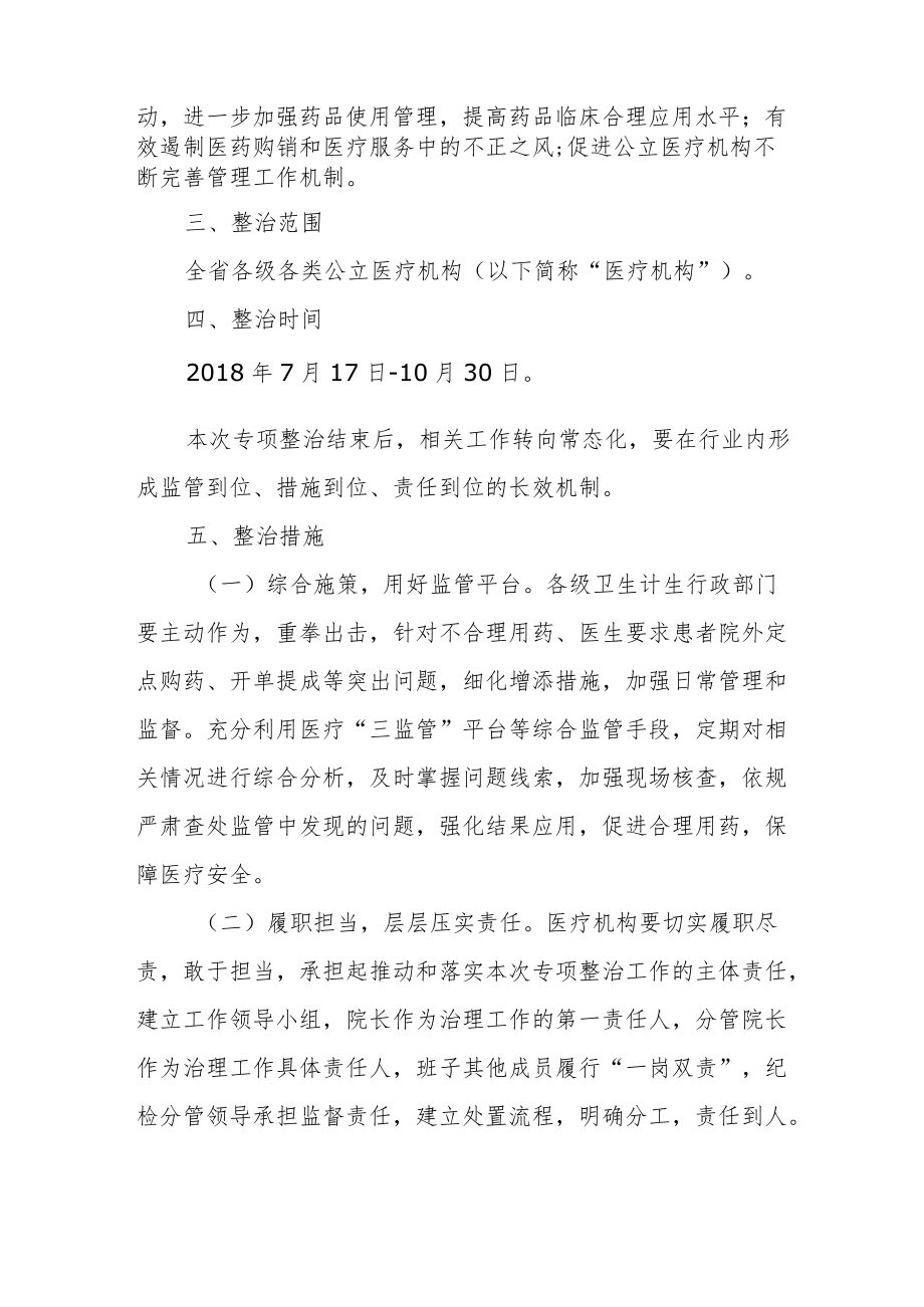 公立医疗机构用药违规行为专项整治工作方案4-7-16.docx_第2页