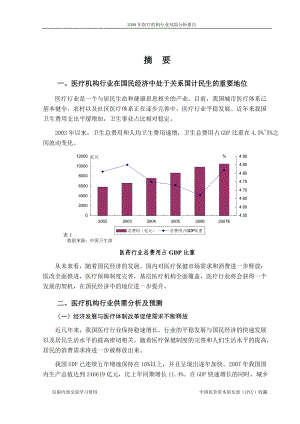 医疗行业分析报告.docx