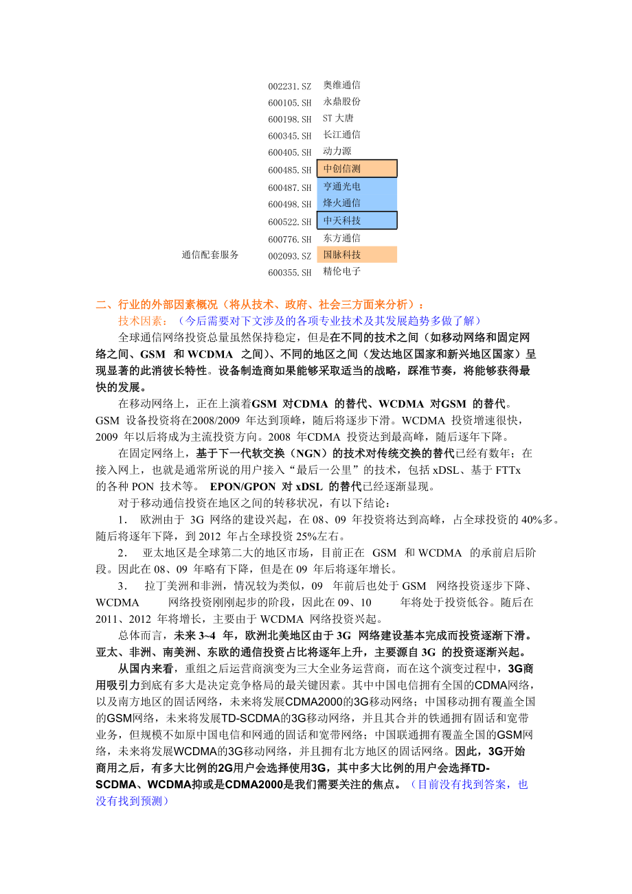 国内通信设备行业投资分析报告.docx_第2页