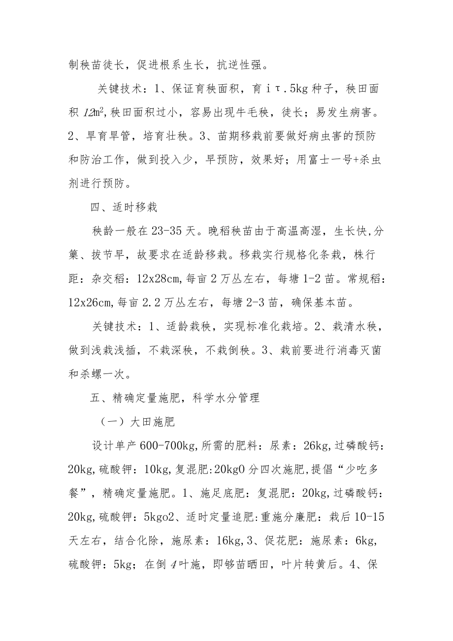 水稻高产栽培技术方案.docx_第2页