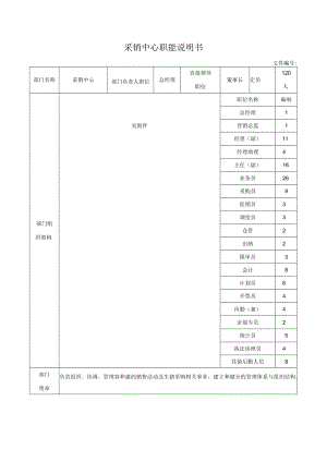 采销中心职能说明书.docx