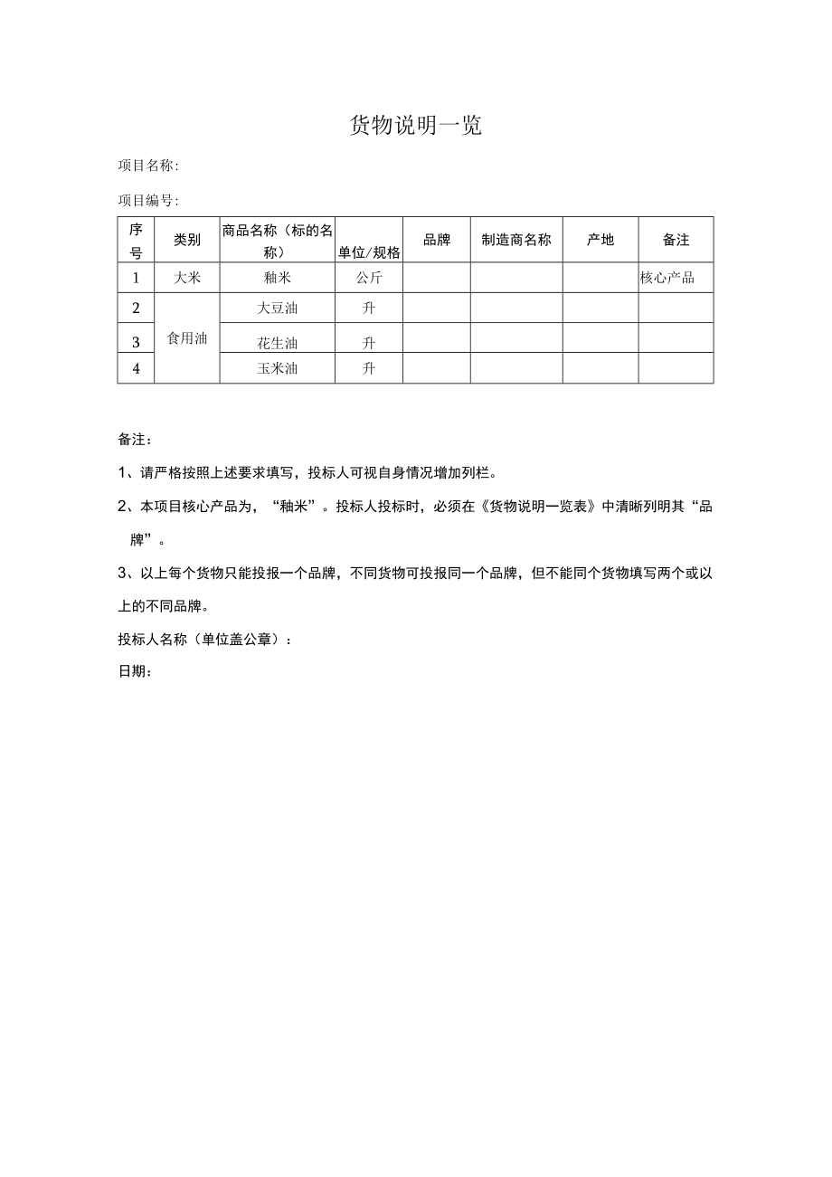 货物说明一览.docx_第1页