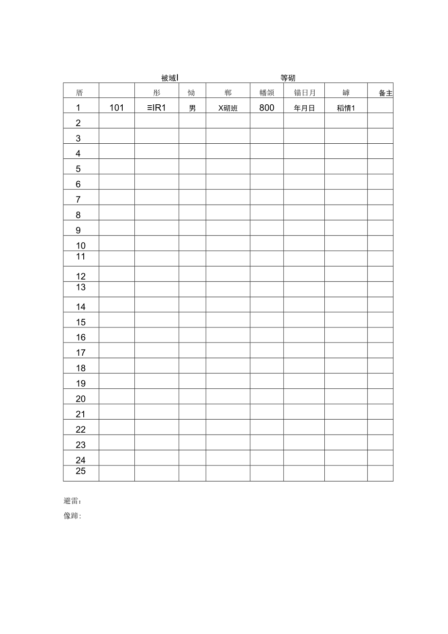 学生助学金签收登记表.docx_第1页