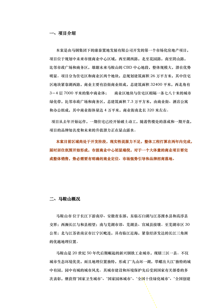 骏城国际--康泰佳苑商业部分项目策划简报.docx_第3页