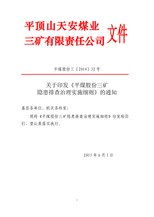 隐患治理实施细则(红头).docx