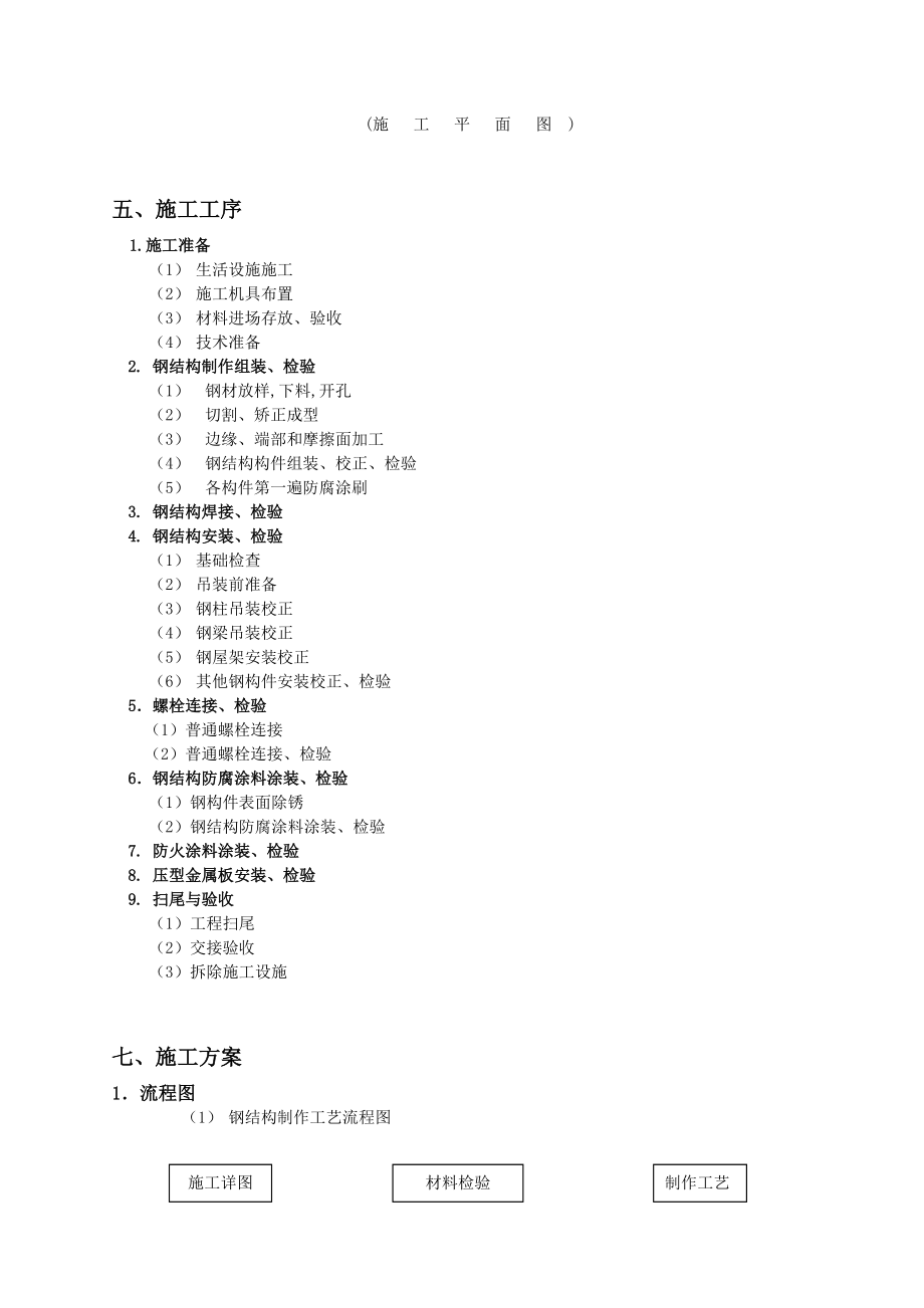 单层钢结构厂房施工组织设计[1].docx_第3页