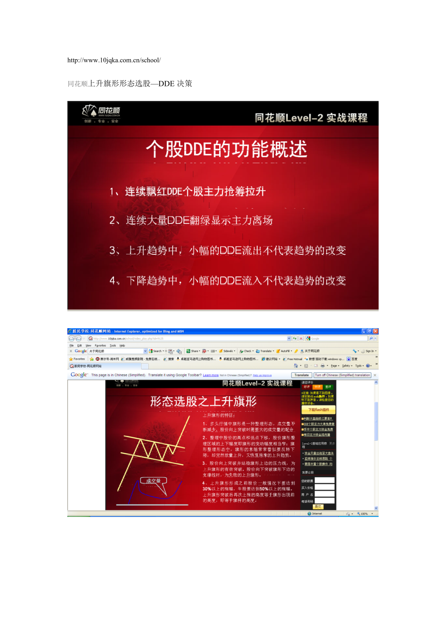 同花顺上升旗形形态选股—DDE决策.docx_第1页